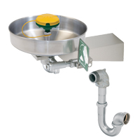 Axion&reg; Eye/Face Wash Station, Wall-Mount Installation, Stainless Steel Bowl WestPier