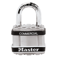 Cadenas lamin&eacute;, Argent, Cl&eacute;s diff&eacute;rentes, Acier lamin&eacute;, Largeur de 1-3/4" WestPier