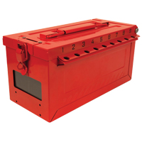Petit boîtier verrouillable pour groupe, Rouge WestPier