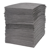 Feuilles absorbantes souffl&eacute;es de premi&egrave;re qualit&eacute;, Universel, 15" x 18", 30 gal. d'absorption WestPier