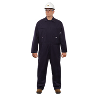 UltraSoft<sup>®</sup> Arc Flash & FR Coveralls, Size 44, Navy Blue, 12.4 SGE939 | WestPier