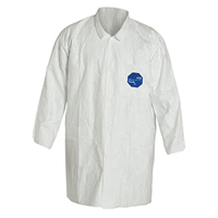 Lab Coat, Tyvek&reg; 400, White, 6X-Large WestPier