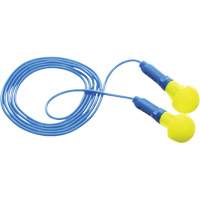 E-A-R Push-Ins Earplugs, Corded, Pair - Polybag, 28/23 dB NRR, One-Size WestPier