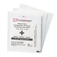 Dynamic Gauze, Pad, 3" L x 3" W, Sterile, Medical Device Class 1 WestPier