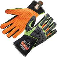 Gants &agrave; dos absorbeur d'impacts ProFlex 925F(X), Petit, Paume en Cuir refendu, Poignet &agrave; enfiler WestPier