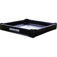 Mini-Berm™ Compact Secondary Containment, 9 US gal. Spill Capacity, 24" L x 24" W x 4" H SGF554 | WestPier