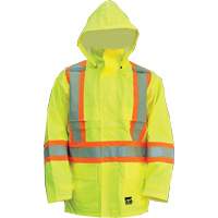 Manteau Open Road, Polyester/Polyur&eacute;thane, Jaune lime haute visibilit&eacute;, Petit WestPier