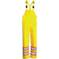 Open Road&reg; Bib Pants, Polyester, Small, High Visibility Lime-Yellow WestPier