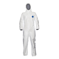 Coveralls, X-Large, White, Tyvek&reg; 500 WestPier