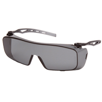 Cappture OTG Safety Glasses, Grey/Smoke Lens, Anti-Fog Coating, ANSI Z87+/CSA Z94.3 SGI173 | WestPier