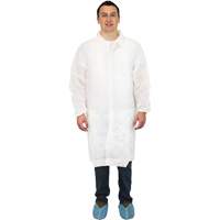 Lab Coat, Polypropylene, White, Large WestPier