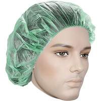 Bouffant Caps, Polypropylene, 21", Green WestPier