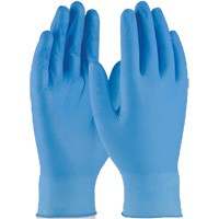 Disposable Gloves, Small, Nitrile, 4-mil, Powder-Free, Blue WestPier