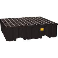 Spill Containment Pallet, 132 US gal. Spill Capacity, 51" x 52.5" x 13.75" SGJ311 | WestPier