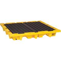 Spill Containment Pallet, 66 US gal. Spill Capacity, 58.5" x 58.5" x 7.75" SGJ313 | WestPier