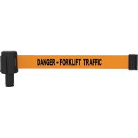 PLUS Banner Cassette, Danger - Forklift Traffic, 15', Orange Tape SGL021 | WestPier