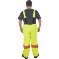 RZ1000 Rain Bib Pants, Polyester, Small, High Visibility Lime-Yellow WestPier