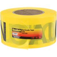 Scotch<sup>®</sup> Buried Barricade Tape, English, 3" W x 1000' L, 2 mils, Black on Yellow SGN226 | WestPier