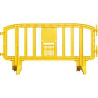 Movit Barricade, Interlocking, 78" L x 39" H, Yellow SGN468 | WestPier