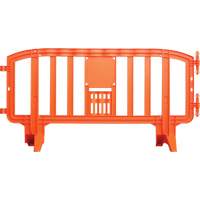 Movit Barricade, Interlocking, 78" L x 39" H, Orange SGN469 | WestPier