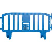 Movit Barricade, Interlocking, 78" L x 39" H, Blue SGN471 | WestPier