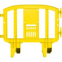 Minit Barricade, Interlocking, 49" L x 39" H, Yellow SGN474 | WestPier