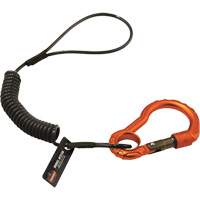 Longe porte-outils Squids 3156, Spirale, Mousqueton/boucle WestPier