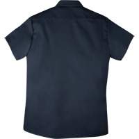 Chemise de travail &agrave; manches courtes en tissu crois&eacute;, Hommes, 4T-Grand, Bleu marine WestPier