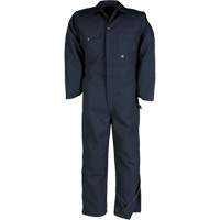 Deluxe Coveralls with Zipper, Men's, Navy Blue, Size 36 WestPier
