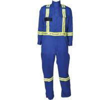 Firewall FR<sup>®</sup> CSA Striped Coveralls, Size 2X-Small, Royal Blue SGO077 | WestPier