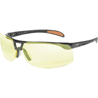 Prot&eacute;g&eacute; Safety Glasses with HydroShield Lenses, Amber Lens, Anti-Fog/Anti-Scratch, ANSI Z87+ WestPier