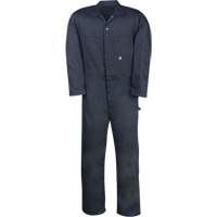 Industrial Work Coveralls, Men's, Navy Blue, Size 36 WestPier