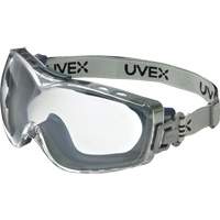 Uvex HydroShield<sup>®</sup> Stealth<sup>®</sup> OTG Safety Goggles, Clear Tint, Anti-Fog/Anti-Scratch, Fabric Band SGW370 | WestPier