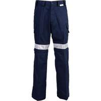 High Visibility Pants, Poly-Cotton, 32, Navy Blue WestPier