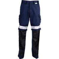 High Visibility Pants, Poly-Cotton, 32, Navy Blue WestPier