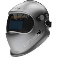 Crystal 2.0 Auto Darkening Welding Helmet, 3.94" L x 1.97" W View Area, 2/4 - 12 Shade Range, Silver SGP709 | WestPier