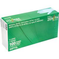 Puncture-Resistant Medical-Grade Disposable Gloves, X-Large, Nitrile, 4.5-mil, Powder-Free, Blue, Class 2 WestPier