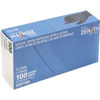 Puncture-Resistant Medical-Grade Disposable Gloves, X-Large, Nitrile, 5-mil, Powder-Free, Black, Class 2 WestPier