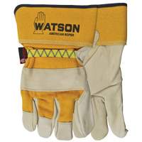 American Roper Gloves, Large, Grain Cowhide Palm, Cotton Inner Lining WestPier