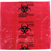 Dynamic™ Infectious Waste Bags, Infectious Waste, 24" L x 24" W, 12 microns, 50 /pkg. SGQ005 | WestPier