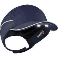 Skullerz<sup>®</sup> 8965 Lightweight Bump Cap Hat with LED Lighting, Navy Blue SGQ309 | WestPier