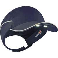 Skullerz<sup>®</sup> 8965 Lightweight Bump Cap Hat with LED Lighting, Navy Blue SGQ310 | WestPier