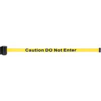 Magnetic Tape Cassette for Build-Your-Own Crowd Control Barrier, Caution Do Not Enter, 7', Yellow Tape SGO655 | WestPier