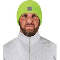 N-Ferno<sup>®</sup> Rib Knit Beanie Hat, One Size, High-Visibility Lime Green SGR420 | WestPier