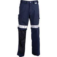 All-Season High Visibility Ventilated Pants, Poly-Cotton, 26, Navy Blue WestPier