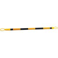 Retractable Cone Bar, 7'2" Extended Length, Black/Yellow SGS309 | WestPier