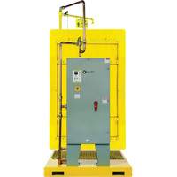 Freeze-Protected Keltech Heater & Safety Shower Skid System, Pedestal SGS363 | WestPier