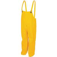 Classic Series Bib Rain Pants, Large, Polyester/PVC, Yellow SGS989 | WestPier