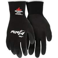 Ninja&reg; Coated Gloves, Medium, HPT Coating, 15 Gauge, Nylon Shell WestPier