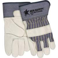 Mustang Fitters Gloves, Large, Grain Cowhide Palm, Fleece Inner Lining SGT045 | WestPier